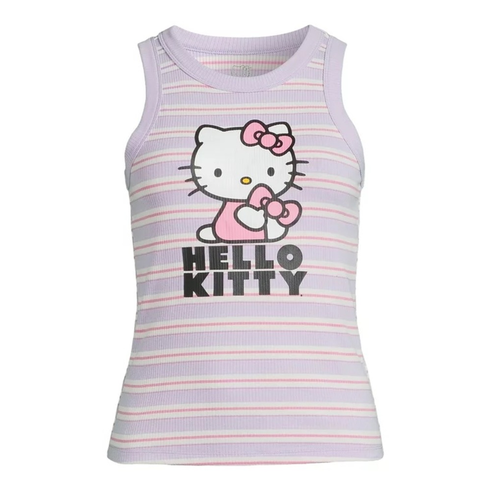 Hello kitty striped tank top